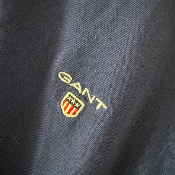 GANT Men's Navy Blue T-Shirt - Picture 6 of 8